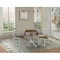 International Concepts 42 in. Dual Drop Leaf Dining Table with 2 Madrid LadderBack Chairs K41-42DP-C2-2 - alternate 6